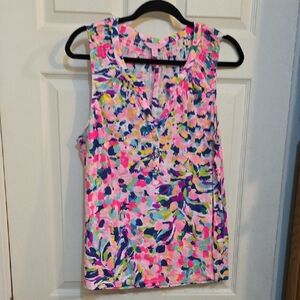 Colorful Sleeveless Women's Top
